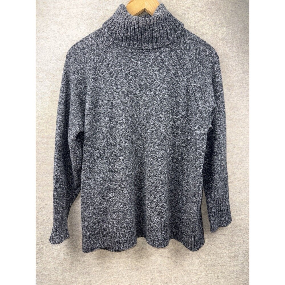 Old Navy So Soft Women’s Size Large Gray Heather Long Sleeve Turtleneck Sweater